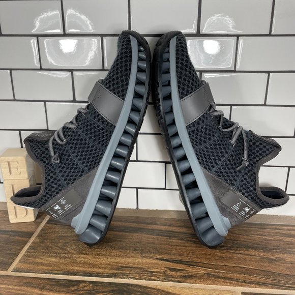 Z Zegna A-Maze Men's Size 10 Shoes Gray Black Techmerino Wool Vibram Sneaker - Picture 5 of 14